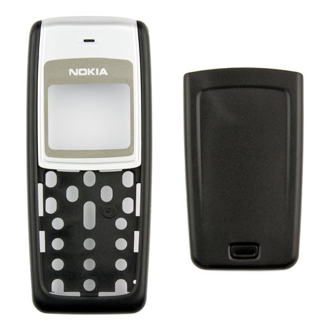 Корпус для Nokia 1110, 1110i, 1112, High Copy, чорний, передня і задня панель