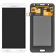 Дисплей для Samsung J700 Galaxy J7, белый, без рамки, Original, сервисная упаковка, #GH97-17670A