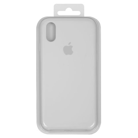 Чохол для iPhone X, iPhone XS, білий, Original Soft Case, силікон, white 09 