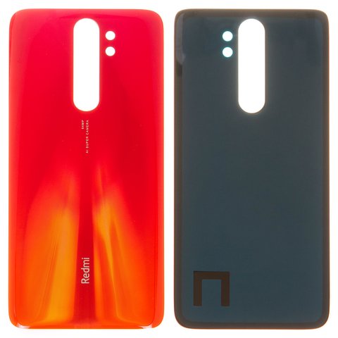 Задня панель корпуса для Xiaomi Redmi Note 8 Pro, помаранчева, M1906G7I, M1906G7G