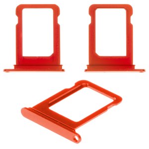 Тримач SIM карти для iPhone 12 mini, червоний, single SIM