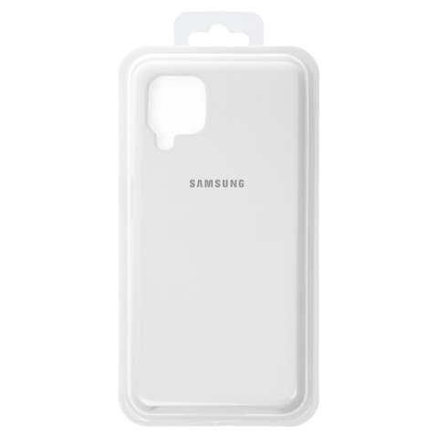 Чохол для Samsung A125F Galaxy A12, білий, Original Soft Case, силікон, white 09 