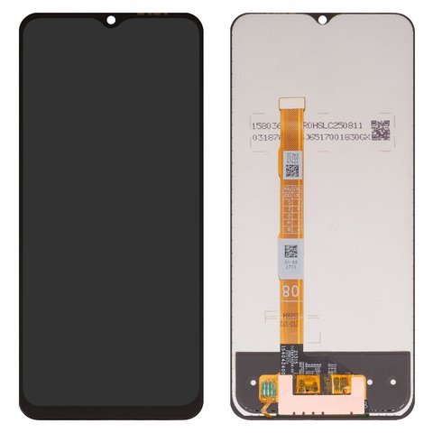Дисплей для Vivo Y31 2021 , Y51 2020 , Y52s, Y53s, Y72 5G, чорний, без рамки, High Copy