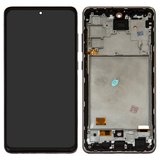 Дисплей для Samsung A725 Galaxy A72, A726 Galaxy A72 5G, чорний, з рамкою, High Copy, original LCD size, (OLED)