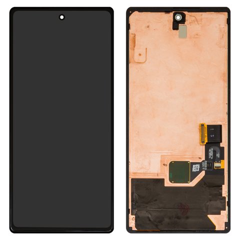 Дисплей для Google Pixel 6, черный, с рамкой, Оригинал переклеено стекло , GB7N6, G9S9B16