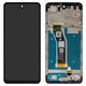 Дисплей для Motorola Moto E14, Moto G04, Moto G04s, черный, с рамкой, Original (PRC)