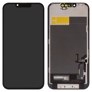 Дисплей для iPhone 13, черный, с рамкой, Copy, TFT , ZY, LTPS FHD