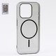 Чохол Fully-PC MagSafe для iPhone 15 Pro, чорний, прозорий, магнітний, пластик
