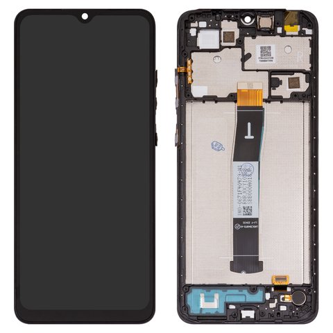 Дисплей для Xiaomi Redmi 12C, черный, с рамкой, Box 