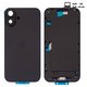 Корпус для iPhone 16 Plus, чорний, з тримачем SIM-карти, з боковими кнопками, Original (PRC), EU version