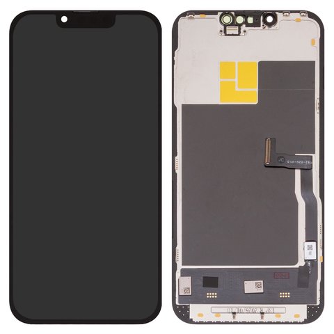 Дисплей Wextom для iPhone 13 Pro, черный, с рамкой, High Copy, без ошибки, OLED  soft, Diagnosable, 120Hz
