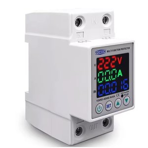 Реле напряжения TOMZN TOVPD1 63VAE, 220 В, 1 63А, с защитой по току и напряжению