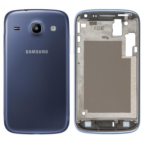 Корпус для Samsung I8260 Galaxy Core, I8262 Galaxy Core, синий