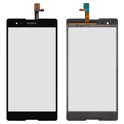Touchscreen compatible with Sony D5322 Xperia T2 Ultra DS, black 