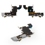 Cable flex puede usarse con iPhone 6S, del conector de carga, del conector de auriculares, negro, con micrófono, con componentes