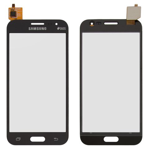 Touchscreen compatible with Samsung J200F Galaxy J2, J200G Galaxy J2, J200H Galaxy J2, J200Y Galaxy J2, gray 