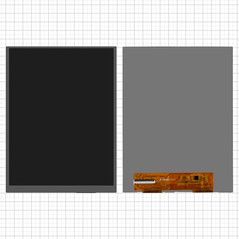 LCD compatible with China Tablet PC 7,85", 40 pin, without frame, 7,85", 1024*600 , 171x129 mm #H079IV021002 C14121000251 FY78521LH26A01 YH079IF40 F