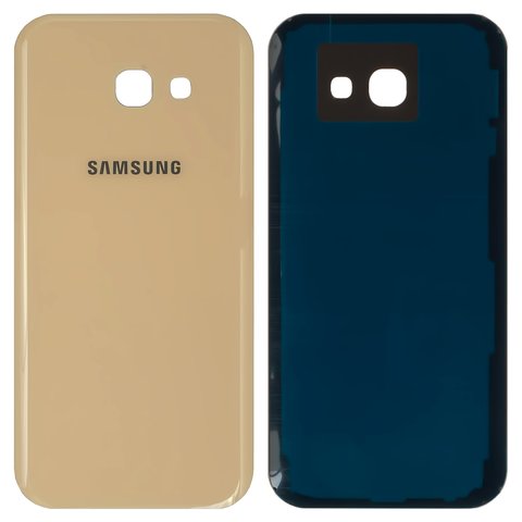 Housing Back Cover compatible with Samsung A520 Galaxy A5 2017 , A520F Galaxy A5 2017 , golden 