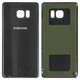 Housing Back Cover compatible with Samsung N930F Galaxy Note 7, (black)