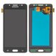 LCD compatible with Samsung J510 Galaxy J5 (2016), (black, without frame, High Copy, with wide edge, (OLED))
