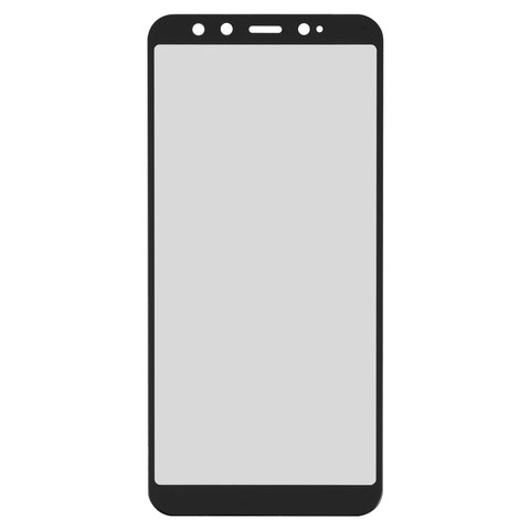 Tempered Glass Screen Protector All Spares compatible with Xiaomi Mi 6X, Mi A2, Full Screen, compatible with case, black, This glass covers the screen completely., M1804D2SG, M1804D2SI 