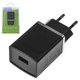 Mains Charger Hoco C42A, (Quick Charge, USB input 5V 3A/9V 2A/12V 1.5A, 220 V, black)