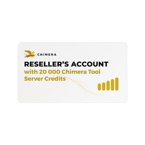 Reseller's Account with 20000 ChimeraTool Server Credits