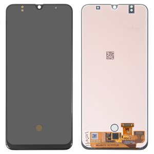 Pantalla LCD puede usarse con Samsung A505 Galaxy A50, A507 Galaxy A50s, negro, sin marco, Original PRC 