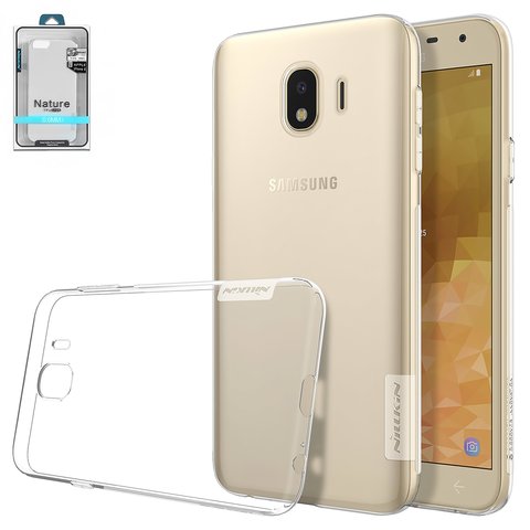 Case Nillkin Nature TPU Case compatible with Samsung J400 Galaxy J4 2018 , colourless, Ultra Slim, transparent, silicone  #6902048159983
