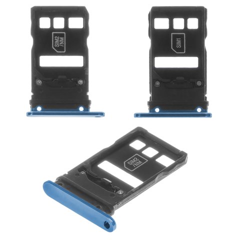 SIM Card Holder compatible with Huawei Mate 20X, dark blue 