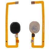 Flat Cable compatible with Samsung A107F/DS Galaxy A10s, (for fingerprint recognition (Touch ID), black)