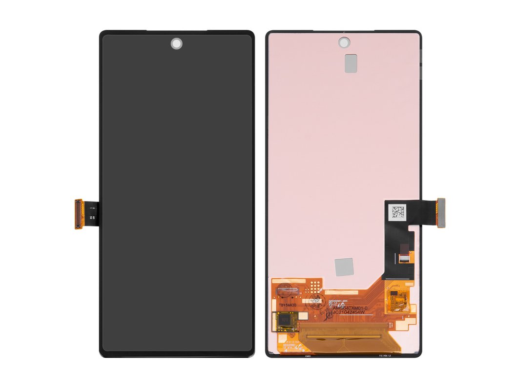 Pantalla LCD puede usarse con Google Pixel 6, negro, sin marco