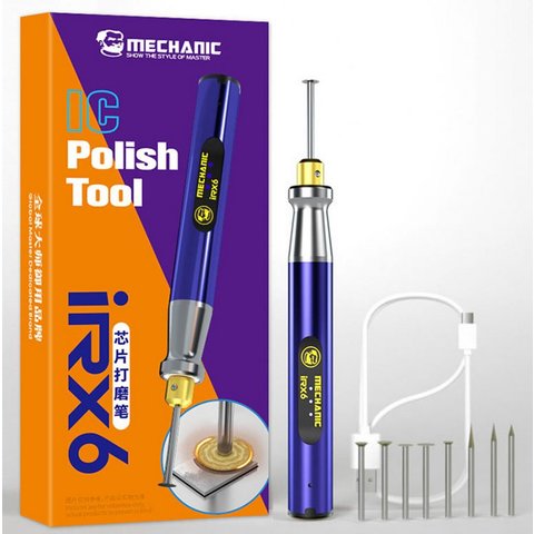 Buffing Machine Mechanic iRX6, with nozzles, with battery 
