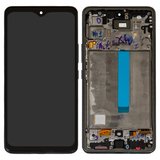 LCD compatible with Samsung A536 Galaxy A53 5G, (black, It isn't compatible with Anroid version 14 or higher of your smartphone!, with frame, High Copy, with wide edge, (OLED))