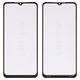 Housing Glass G+OCA PRO compatible with Samsung A125F Galaxy A12, (with OCA film, black)