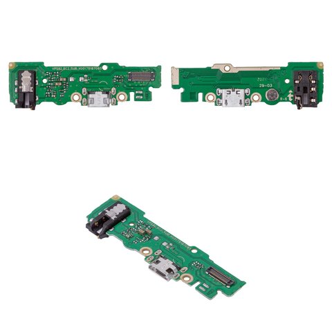 Cable flex puede usarse con Tecno Pop 4 BC2 , del conector de carga, del conector de auriculares, con micrófono, Copy, placa del cargador