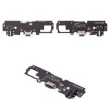 Flat Cable compatible with Vivo Y30, (headphone connector, charge connector, with microphone, Copy, charging board)
