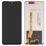 LCD compatible with Realme C65 4G, C65 5G, (black, without frame, High Copy, RMX3910)