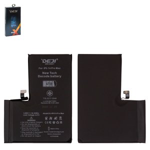 Аккумулятор Deji для Apple iPhone 14 Pro Max, Li ion, 3.86 В, 4750 мАч, повышенная ёмкость, без ошибки, decode battery