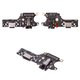 Flat Cable compatible with Xiaomi Redmi Note 9, (headphone connector, charge connector, with microphone, with components, High Copy, charging board, M2003J15SC, M2003J15SG, M2003J15SS)