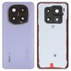 Housing Back Cover compatible with Xiaomi Redmi Note 14 Pro Plus 5G, (purple, with camera lens, lavender purple)