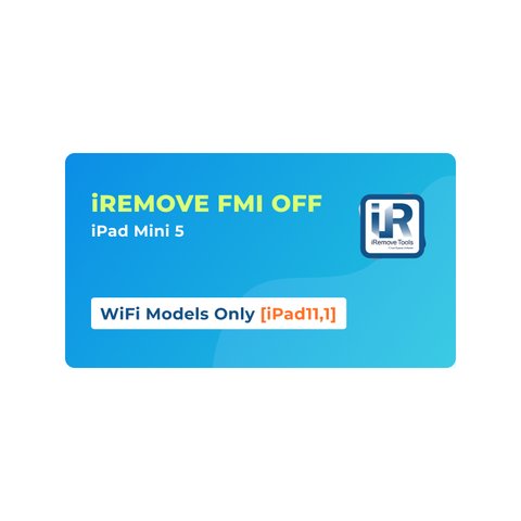 iRemove FMI OFF iPad Mini 5 WiFi Model Only [iPad11,1]