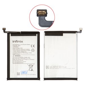 Battery BL 49NX compatible with Infinix Smart 10 X6725 , Smart 7 X6515 , Smart 8 X6525 , Smart 9 X6532 , Li Polymer, 3.85 V, 5000 mAh, Original PRC  