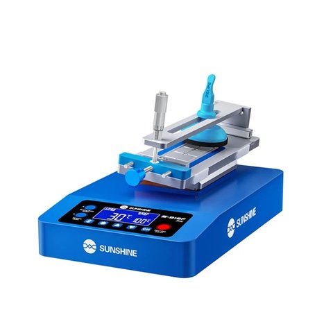 LCD Touch Screen Glass Separator Sunshine S 918F Pro, for LCDs up to 7", with vacuum pump 