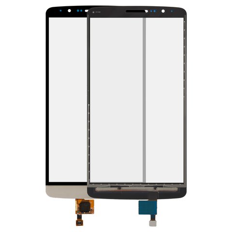 Touchscreen compatible with LG G3 D855, golden 
