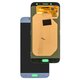 LCD compatible with Samsung J730 Galaxy J7 (2017), (silver, blue, without frame, Original, service pack) #GH97-20801B/GH97-20736B