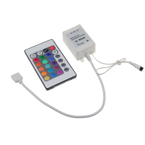 LED Controller with IR Remote Control HTL 006 RGB, 5050, 3528, 72 W 