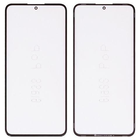 Housing Glass G+OCA PRO compatible with Xiaomi 13T, 13T Pro, Redmi K60 Ultra, with OCA film, black 