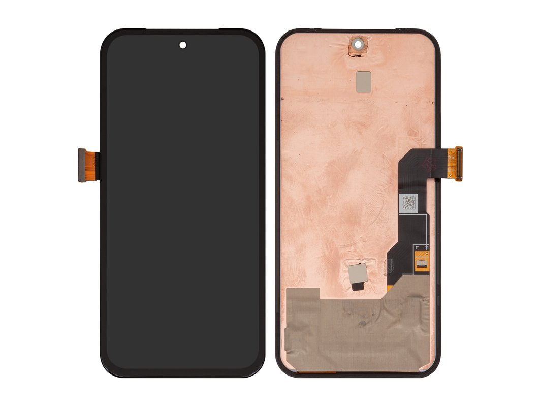 LCD compatible with Google Pixel 8a, (black, without frame