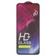 Tempered Glass Screen Protector All Spares compatible with Tecno Spark 30 (KL6), (Full Glue, compatible with case, black)